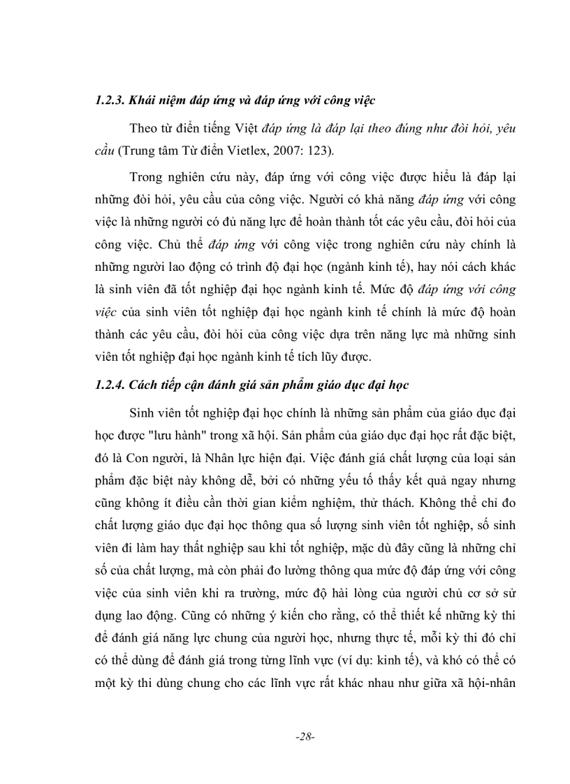 image for page Nghiên cứu đánh giá mức độ đáp ứng với công việc của sinh viên tốt nghiệp đại học ngành kinh tế