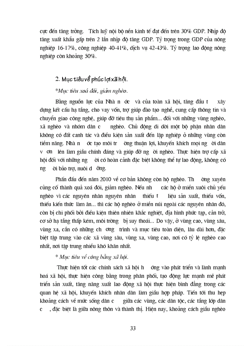 image for page Mối quan hệ giữa tăng trưởng kinh tế công bằng xã hội và vấn đề xoá đói giảm nghèo