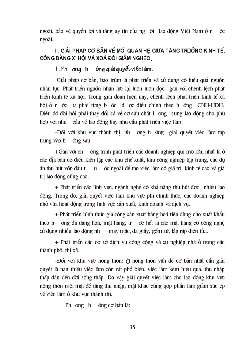 image for page Mối quan hệ giữa tăng trưởng kinh tế công bằng xã hội và vấn đề xoá đói giảm nghèo