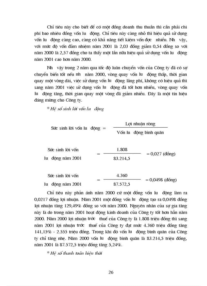 image for page Vốn lưu động và một số giải pháp nhằm nâng cao hiệu quả sử dụng vốn lưu động của công ty kinh doanh và xây dựng nhà