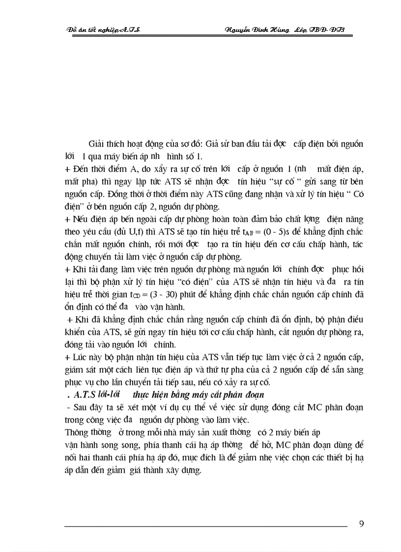 image for page Nghiệp thiết kế bộ tự động chuyển đổi nguồn A T S Lưới Máy phát