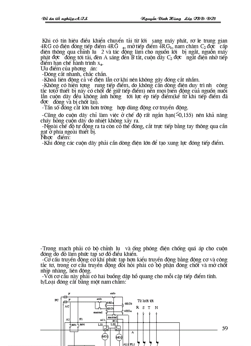 image for page Nghiệp thiết kế bộ tự động chuyển đổi nguồn A T S Lưới Máy phát