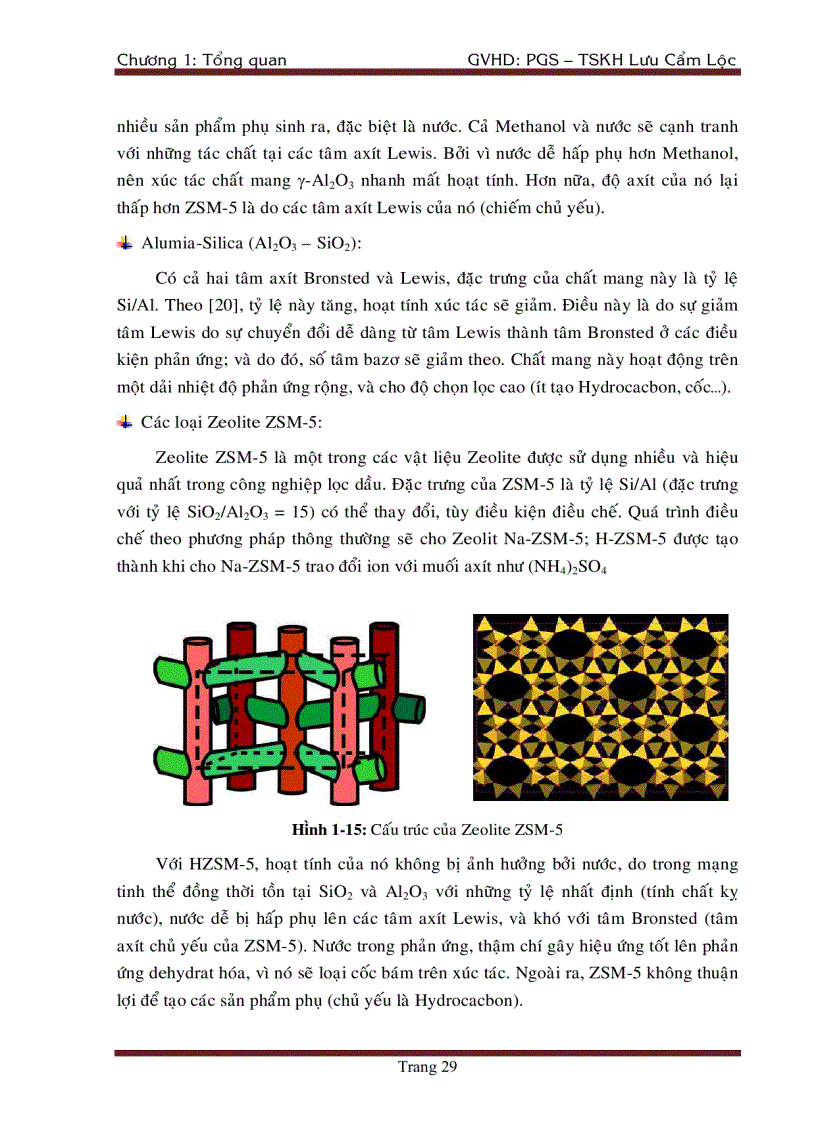 image for page Tổng Hợp DiMethyl Ete Từ Khí Tổng Hợp Trên Xúc Tác chat mang Al2O3