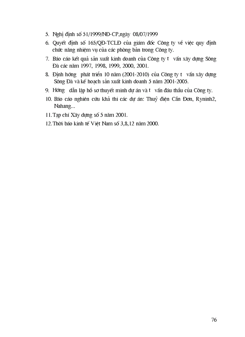 image for page 1số giải pháp nâng cao hiệu quả công tác lập báo cáo nghiên cứu khả thi tại Công ty tư vấn xây dựng Sông Đà
