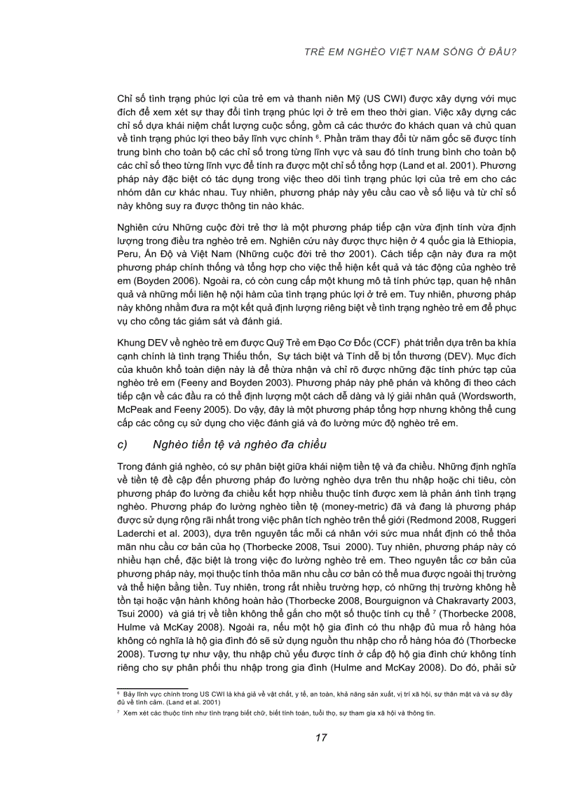 image for page Trẻ em nghèo Việt Nam sống ở đâu Xây dựng và áp dụng cách tiếp cận đa chiều về nghèo trẻ em