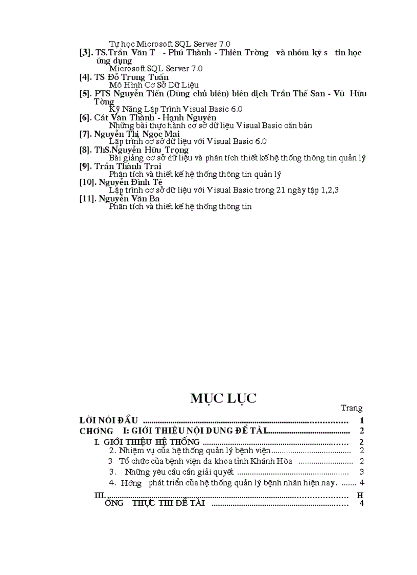 image for page Đồ án quản lý bệnh viện