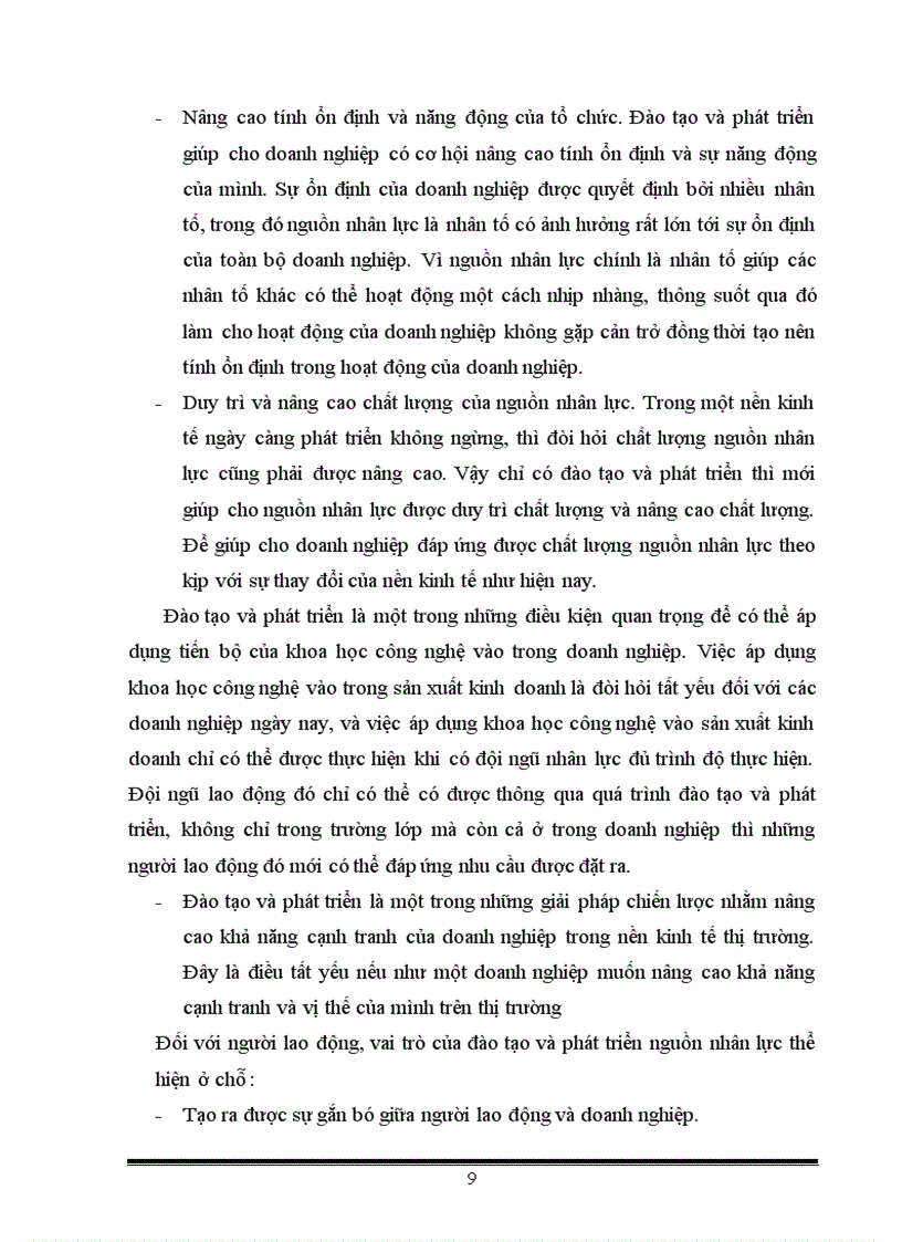 image for page Thực trạng và một số giải pháp nhằm hoàn thiện công tác Tuyển dụng Đào tạo và phát triển nguồn nhân lực tại Công ty TNHH Phương Đông