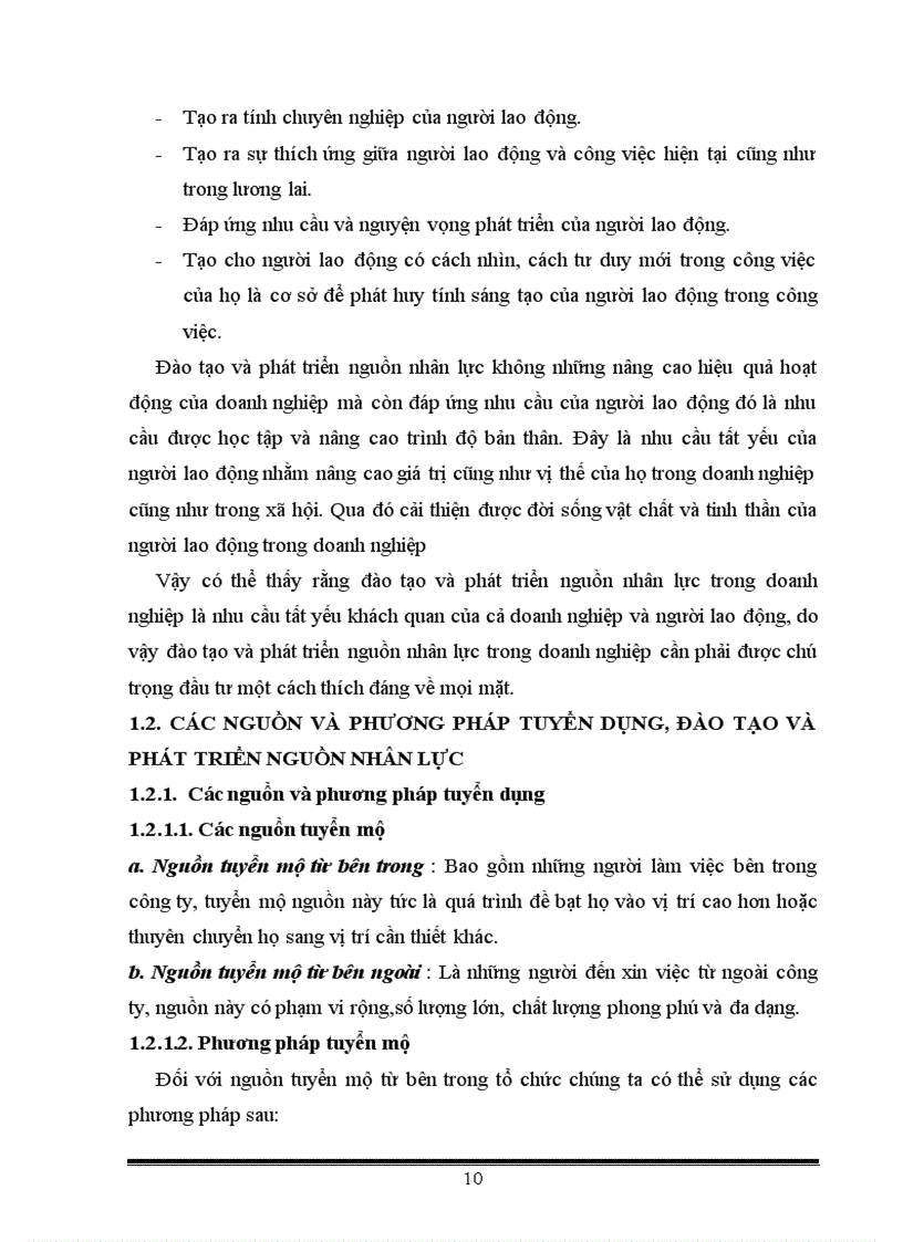 image for page Thực trạng và một số giải pháp nhằm hoàn thiện công tác Tuyển dụng Đào tạo và phát triển nguồn nhân lực tại Công ty TNHH Phương Đông