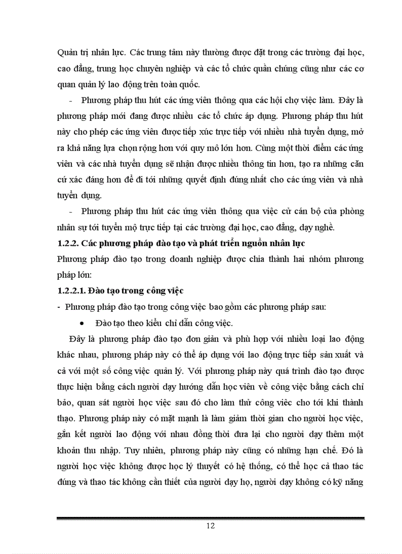 image for page Thực trạng và một số giải pháp nhằm hoàn thiện công tác Tuyển dụng Đào tạo và phát triển nguồn nhân lực tại Công ty TNHH Phương Đông