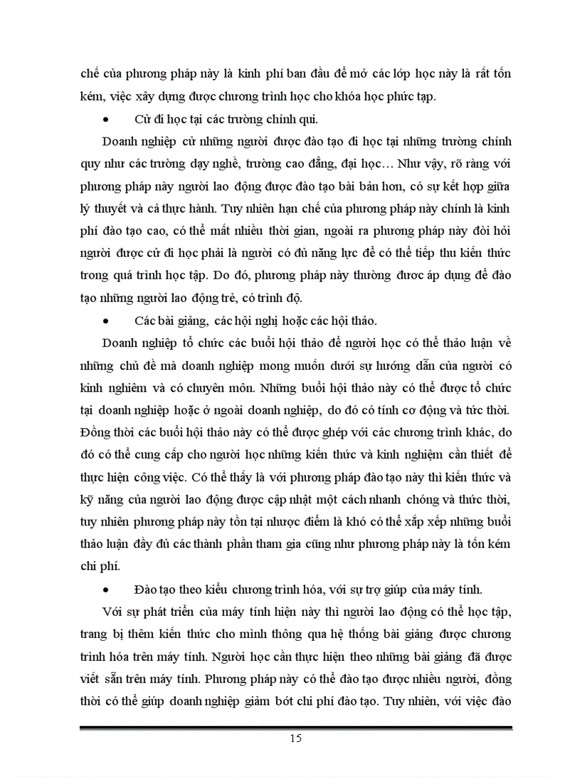 image for page Thực trạng và một số giải pháp nhằm hoàn thiện công tác Tuyển dụng Đào tạo và phát triển nguồn nhân lực tại Công ty TNHH Phương Đông