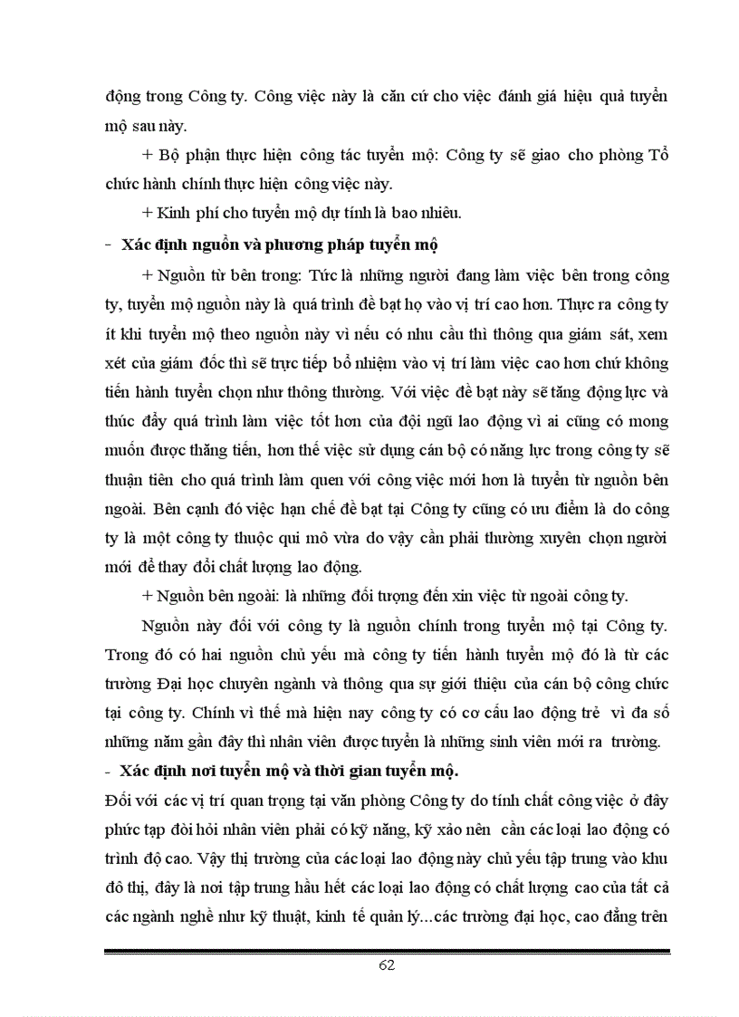 image for page Thực trạng và một số giải pháp nhằm hoàn thiện công tác Tuyển dụng Đào tạo và phát triển nguồn nhân lực tại Công ty TNHH Phương Đông