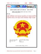 Hệ thống cơ qua quản lý Nhà nước Cộng Hòa Xã Hội Chủ Ngĩa Việt Nam