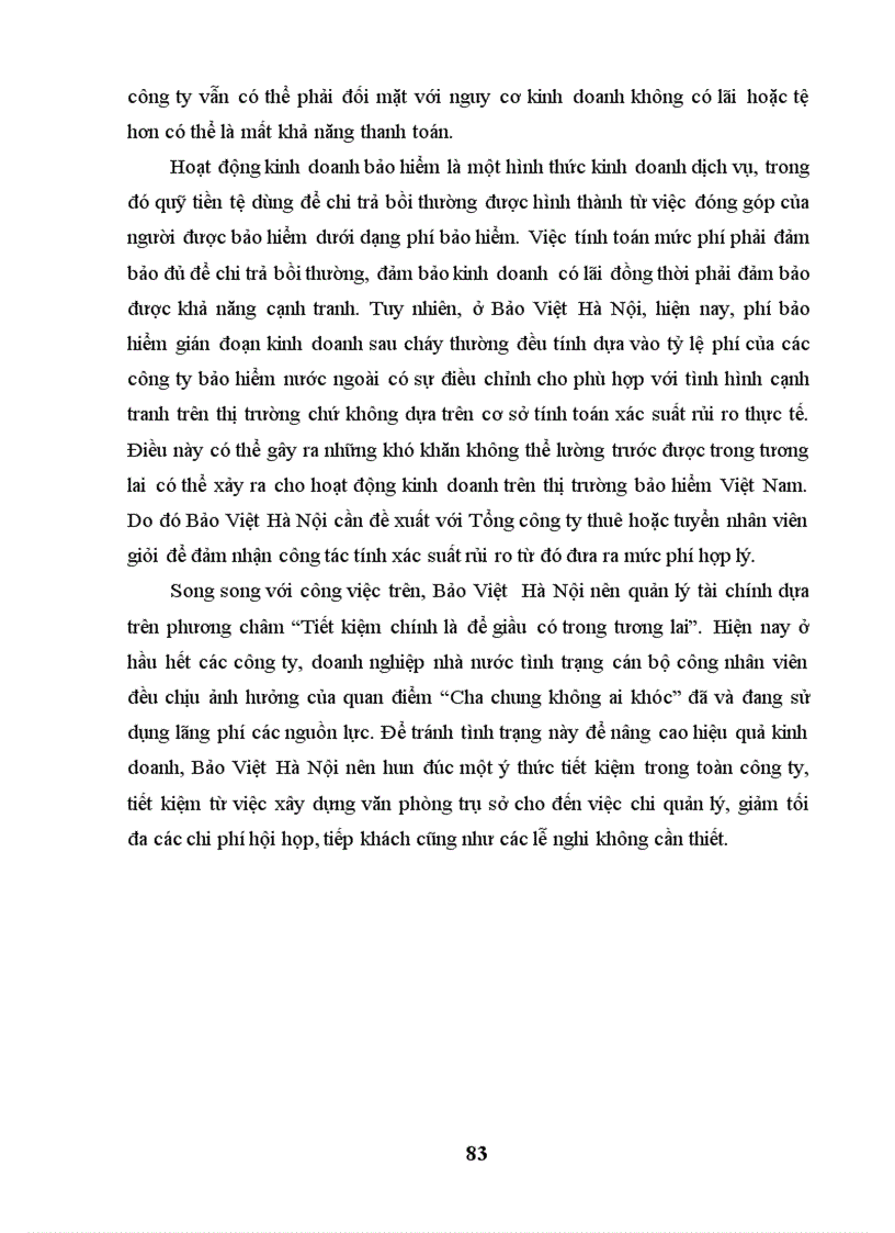 image for page Tình hình triển khai bảo hiểm gián đoạn kinh doanh sau cháy tại Bảo Việt Hà Nội