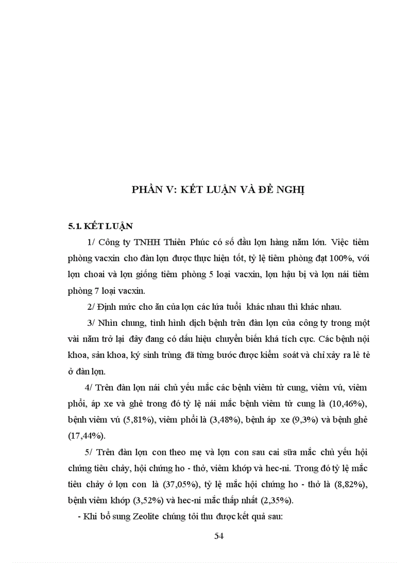 image for page Tiểu luận Thử nghiệm ảnh hưởng của Zeolite đến khả năng tăng trọng tỷ lệ tiêu chảy của lợn con sau cai sữa