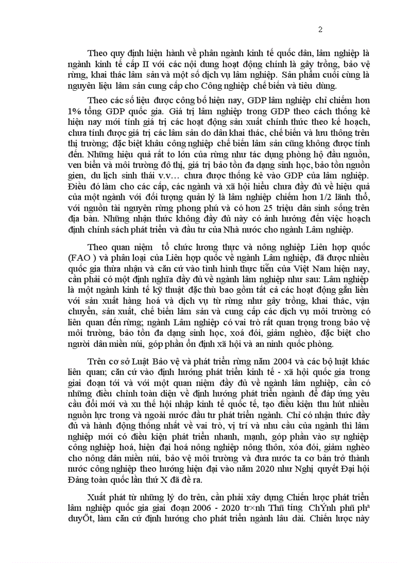 image for page Chiến lược Phát triển lâm nghiệp Việt Nam giai đoạn 2006 2020