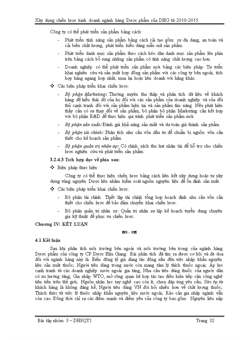 image for page Xây dựng chiến lược kinh doanh cho ngành hàng dược phẩm của công ty cp dược hậu giang