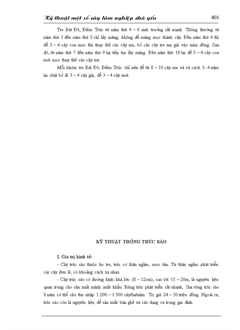 image for page Kỹ thuật trồng 1 số cây lâm nghiệp chủ yếu