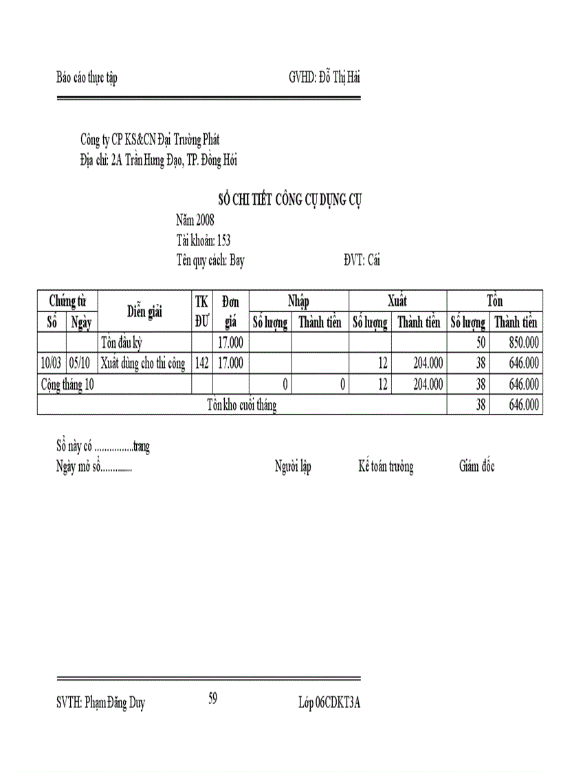 image for page Báo cáo thực tập Kế toán nguyên vật liệu công cụ dụng cụ trong doanh nghiệp