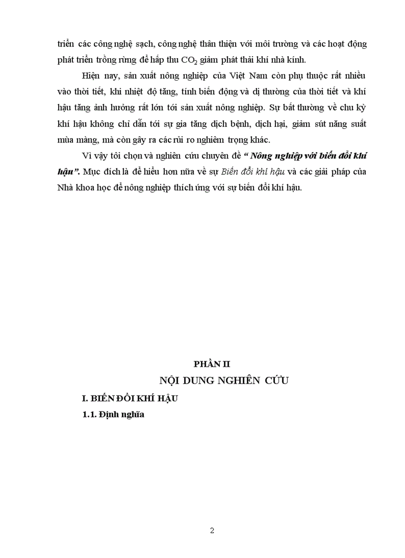 image for page Nông nghiệp với biến đổi khí hậu