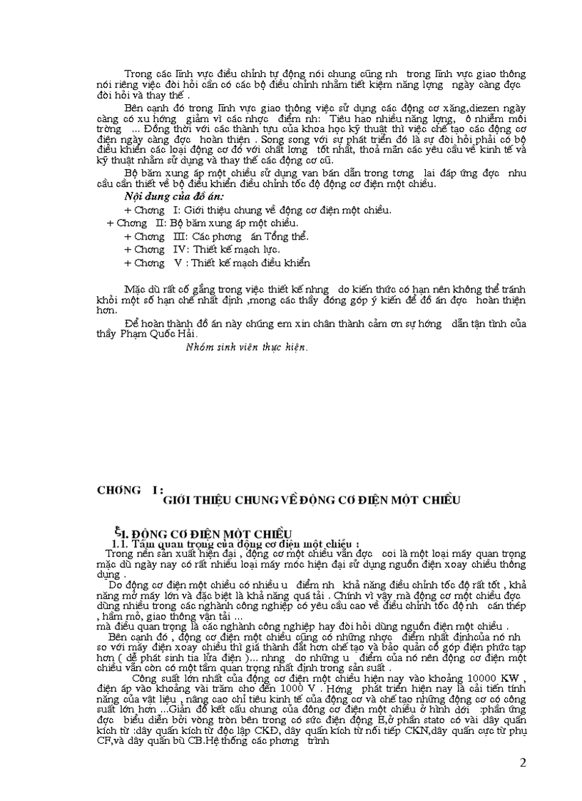 image for page Thiết kế bộ băm xung áp cho động cơ ôtô một chiều