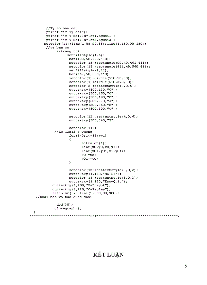 image for page Trò chơi cờ CARO giữa 2 người trên máy tính