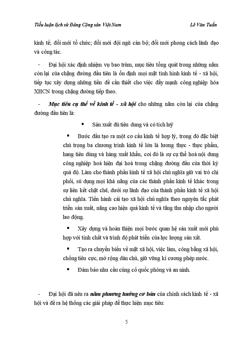 image for page Tiểu luận lịch sử Đảng Cộng Sản Việt Nam