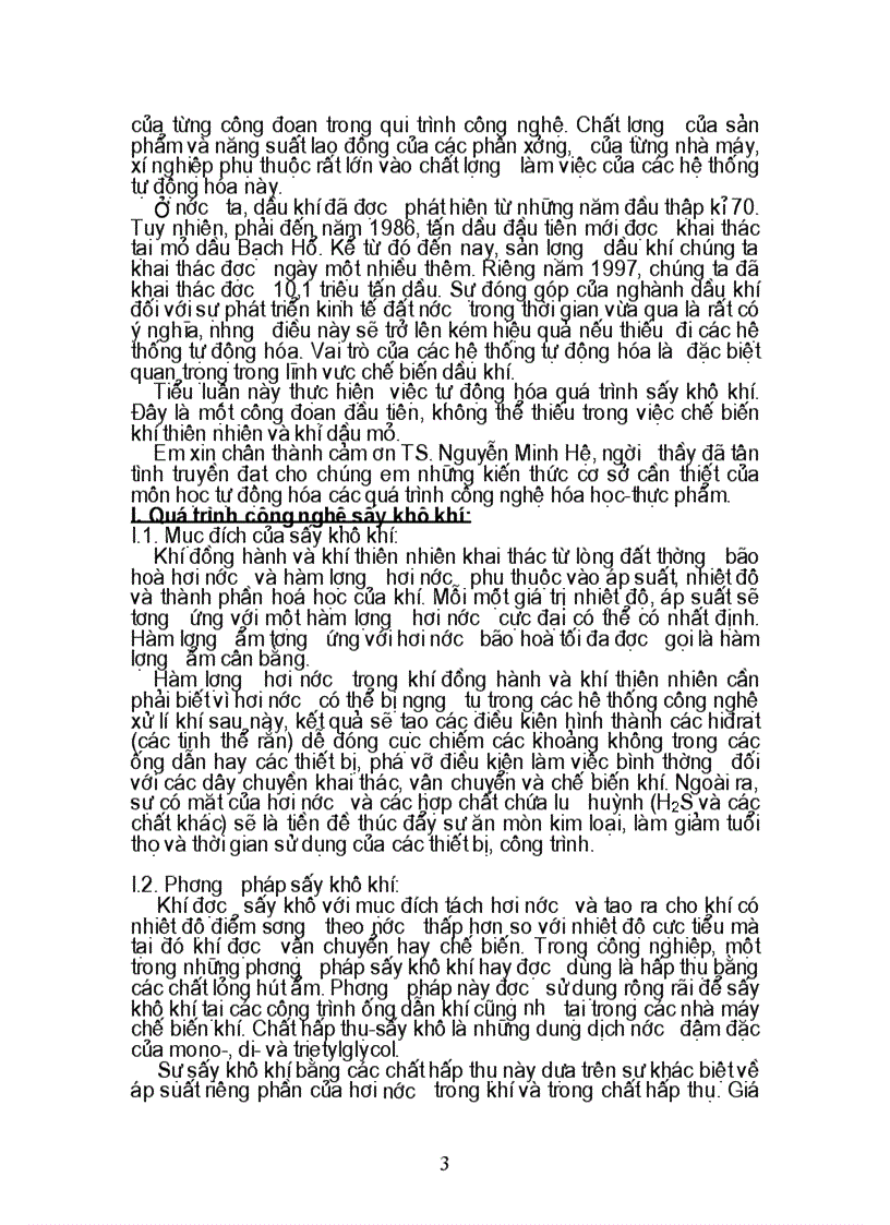 image for page Tự động hoá quá trình sấy khô khí trong việc chế biến khí thiên nhiên và khí dầu mỏ