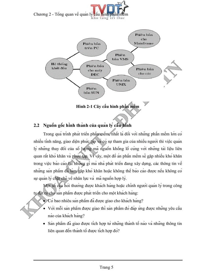 image for page Quản lý cấu hình phần mềm tại phòng phát triển phần mềm Quang Trung trung tâm tin học