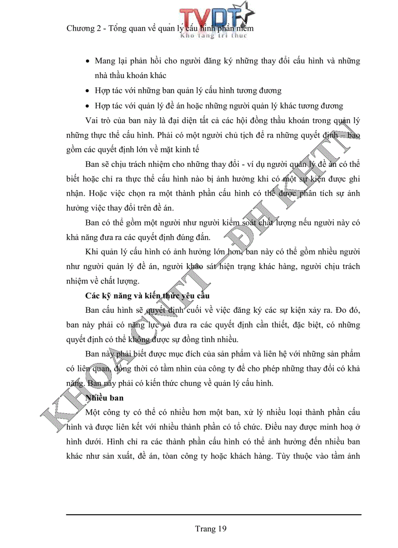 image for page Quản lý cấu hình phần mềm tại phòng phát triển phần mềm Quang Trung trung tâm tin học