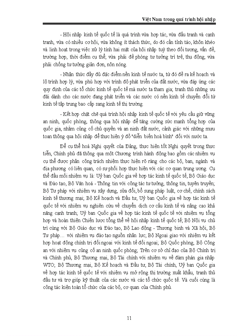 image for page Việt Nam trong quá trình hội nhập