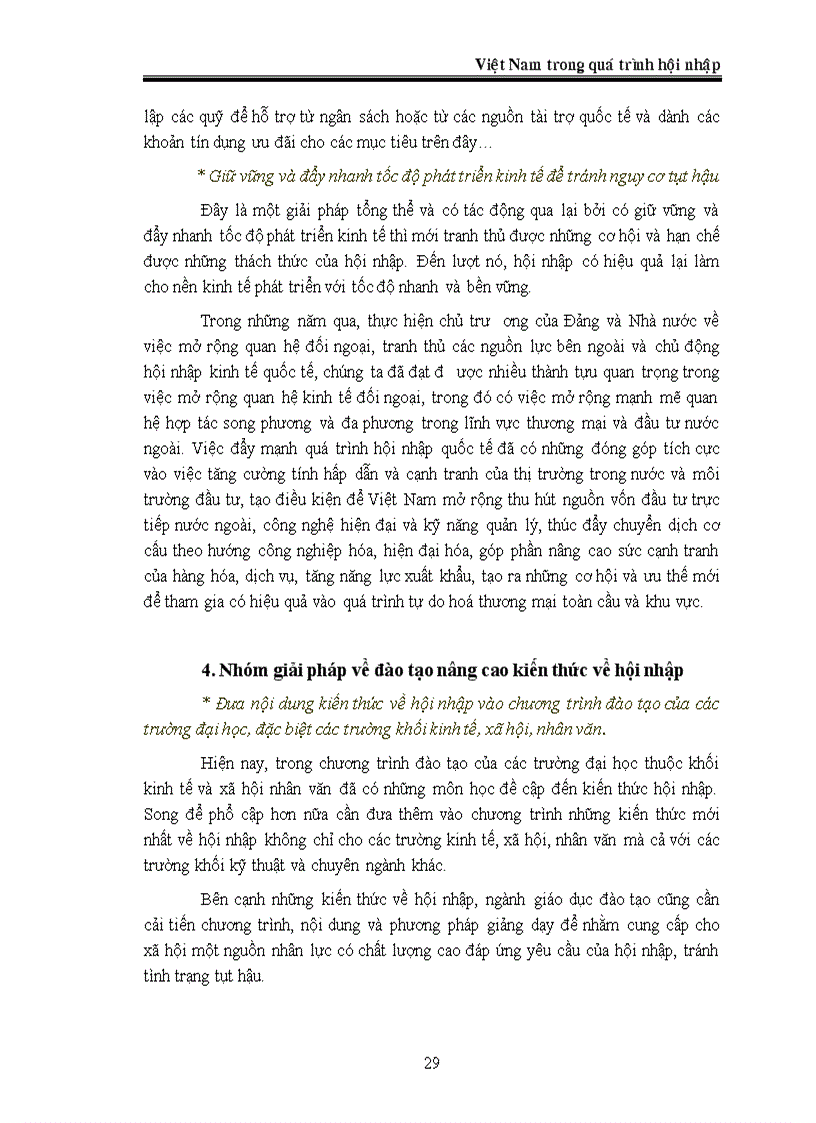 image for page Việt Nam trong quá trình hội nhập