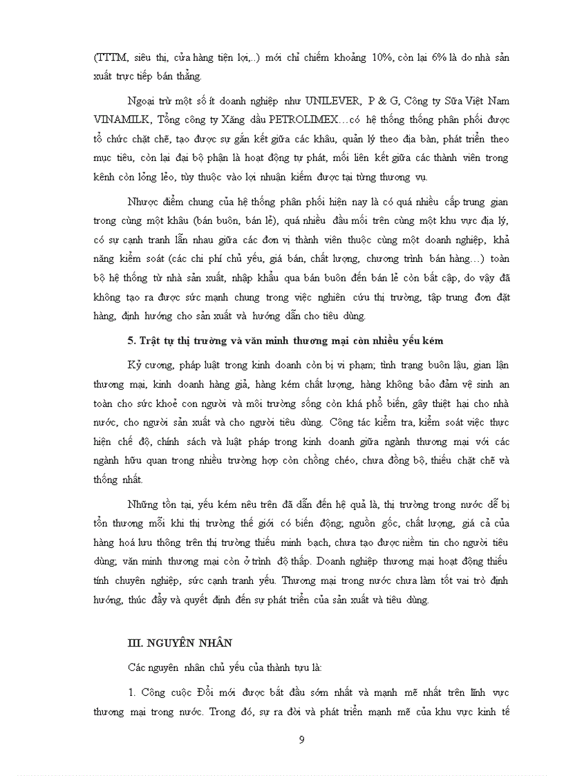 image for page Phát triển thương mại trong nước 2006 2010 định hướng đến 2020