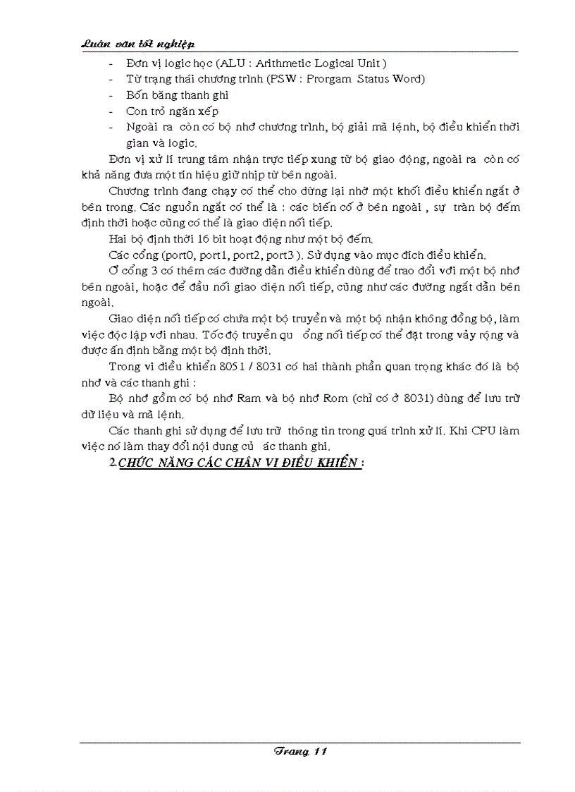 image for page Khảo sát và ứng dụng vi điều khiển thiết kế thi công mạch khống chế nhiệt độ phòng