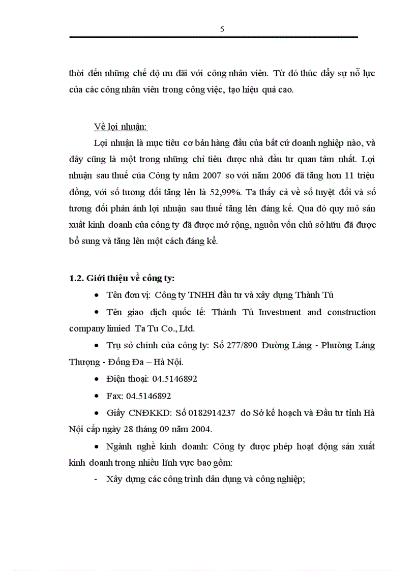 image for page Công ty TNHH đầu tư và xây dựng Thành Tú