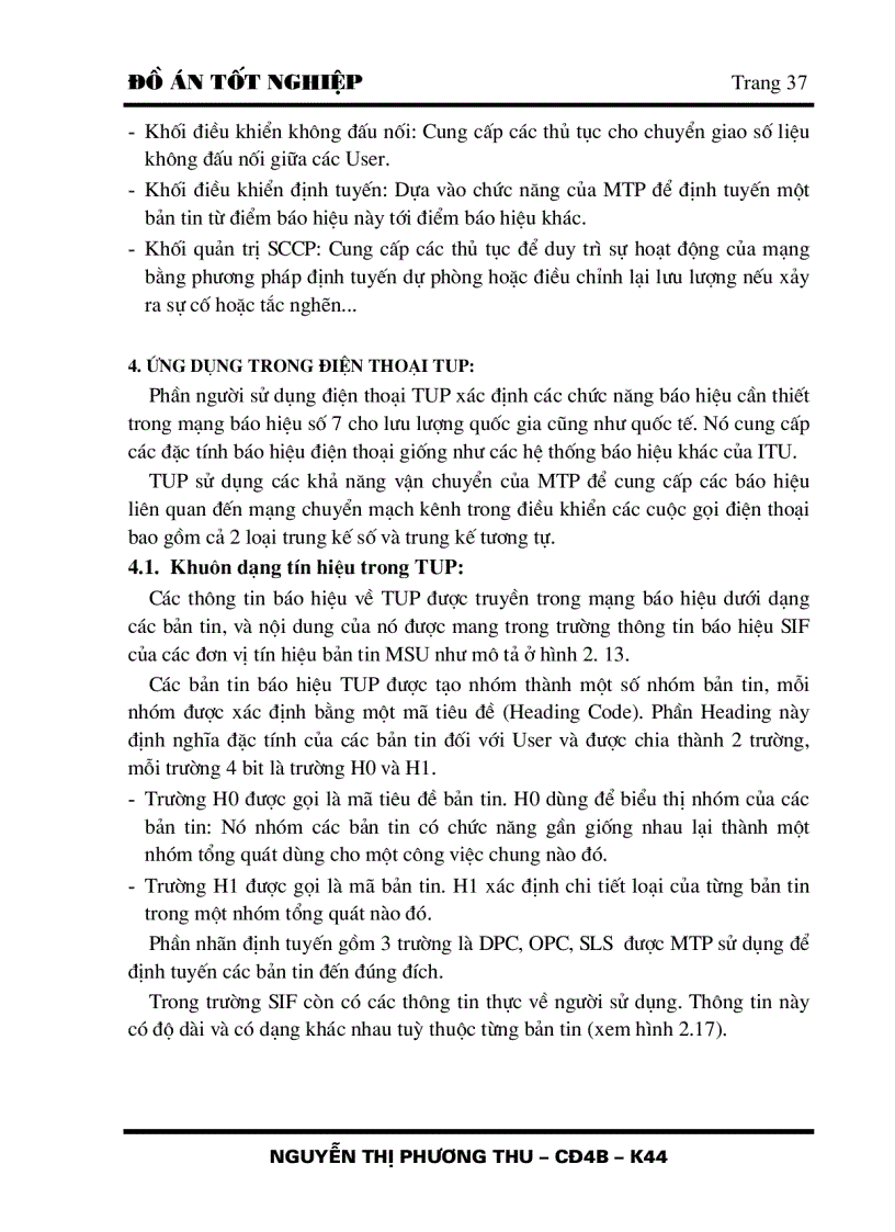 image for page Đồ án tốt nghiệp Hệ thống báo hiệu số 7