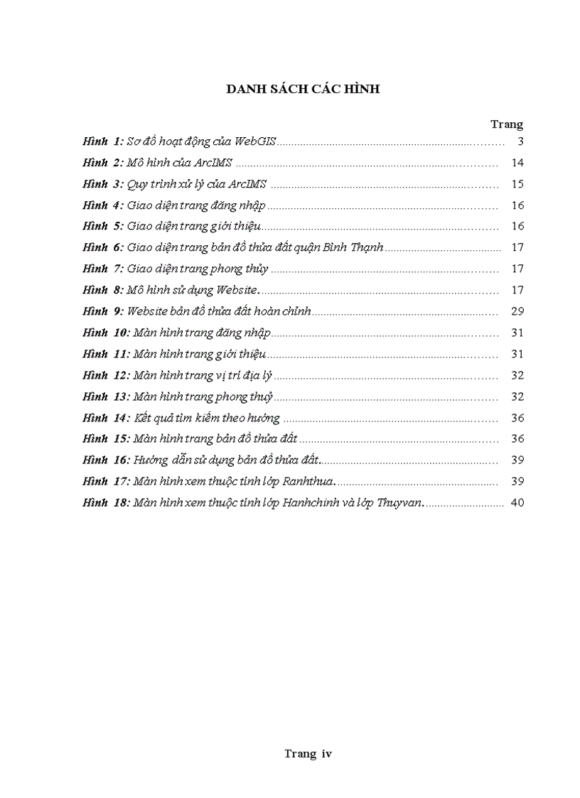image for page Báo cáo tốt nghiệp Xây dựng Website phục vụ tra cứu thông tin thửa đất trên địa bàn quận Bình Thạnh TPHCM
