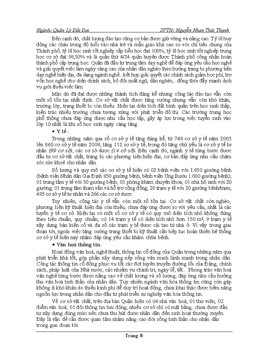 image for page Báo cáo tốt nghiệp Xây dựng Website phục vụ tra cứu thông tin thửa đất trên địa bàn quận Bình Thạnh TPHCM