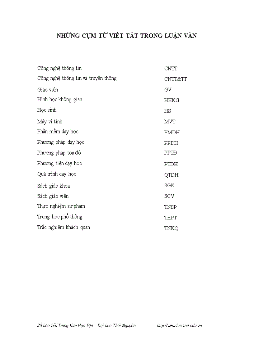 image for page Xây dựng và sử dụng website hỗ trợ dạy học phần kiến thức phương pháp tọa độ trong không gian trong chương trình hình học nâng cao lớp 12 trường trung học phổ thông