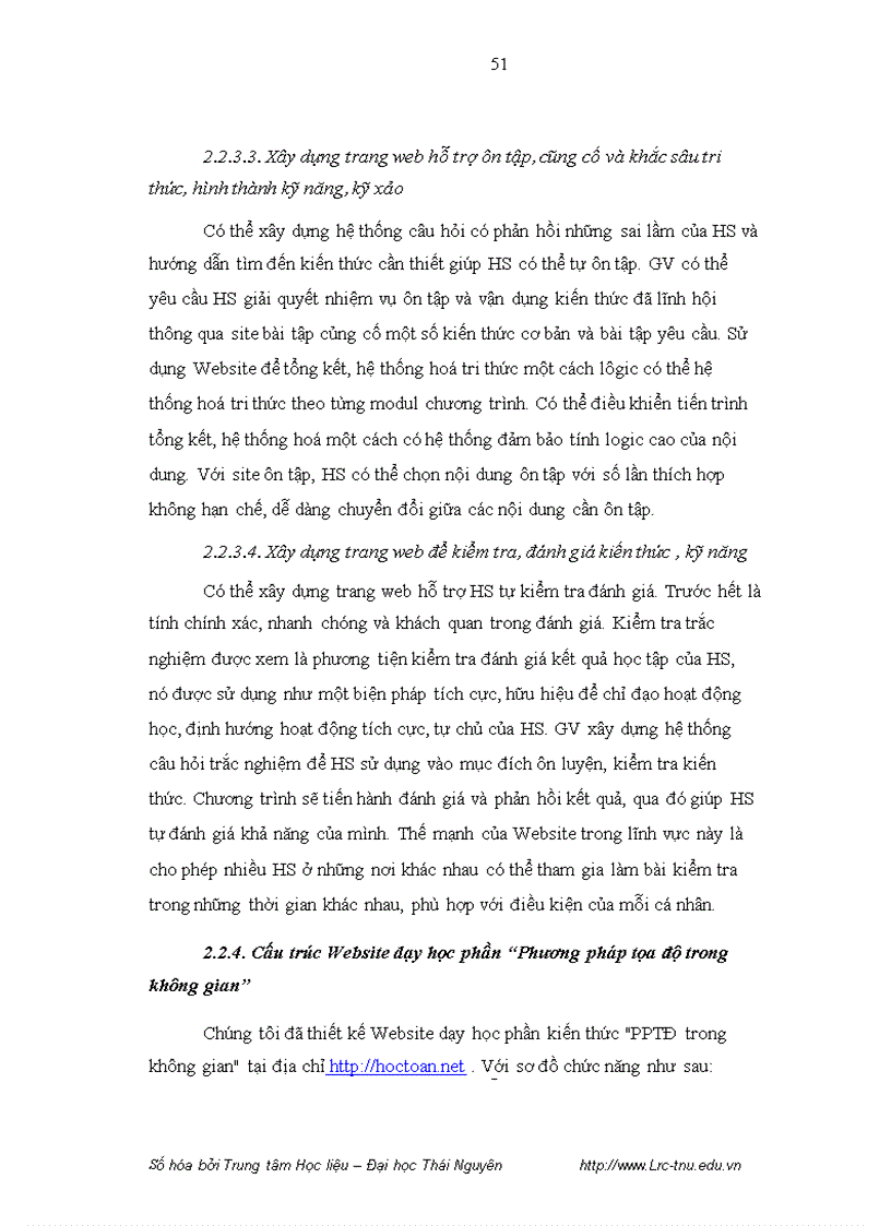 image for page Xây dựng và sử dụng website hỗ trợ dạy học phần kiến thức phương pháp tọa độ trong không gian trong chương trình hình học nâng cao lớp 12 trường trung học phổ thông