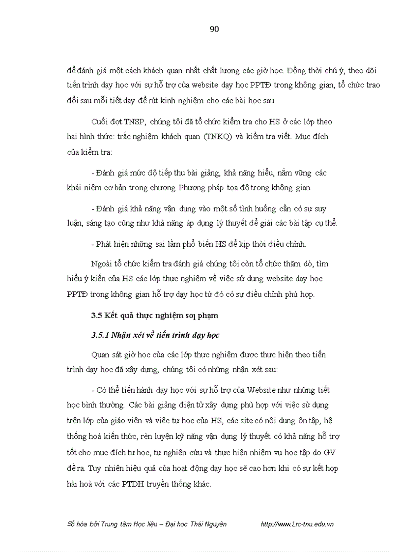 image for page Xây dựng và sử dụng website hỗ trợ dạy học phần kiến thức phương pháp tọa độ trong không gian trong chương trình hình học nâng cao lớp 12 trường trung học phổ thông