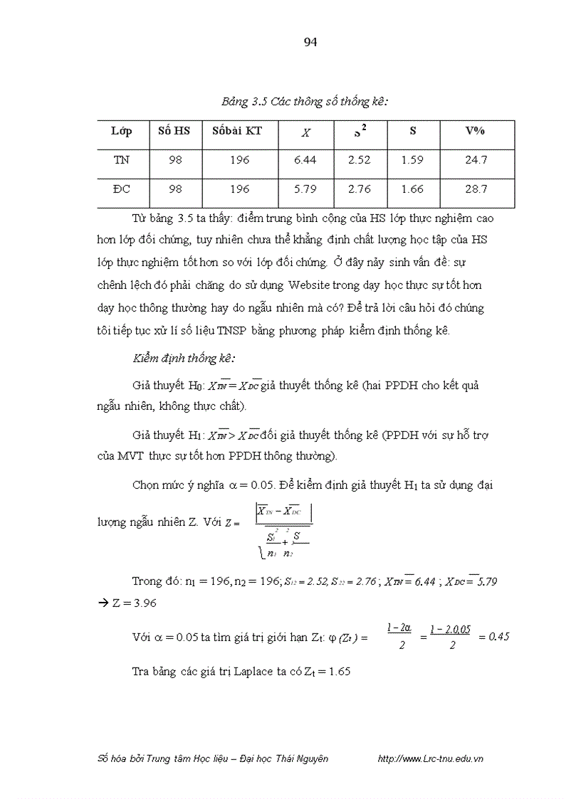 image for page Xây dựng và sử dụng website hỗ trợ dạy học phần kiến thức phương pháp tọa độ trong không gian trong chương trình hình học nâng cao lớp 12 trường trung học phổ thông