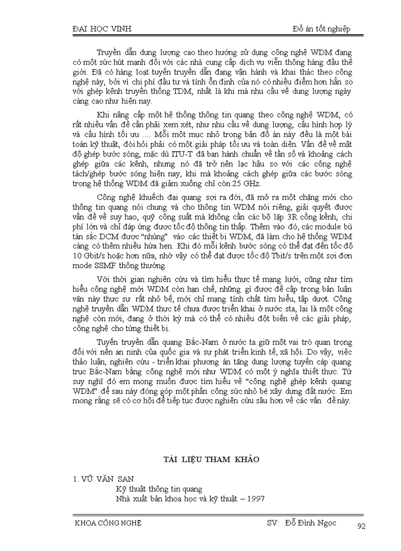 image for page Công nghệ WDM và ứng dụng