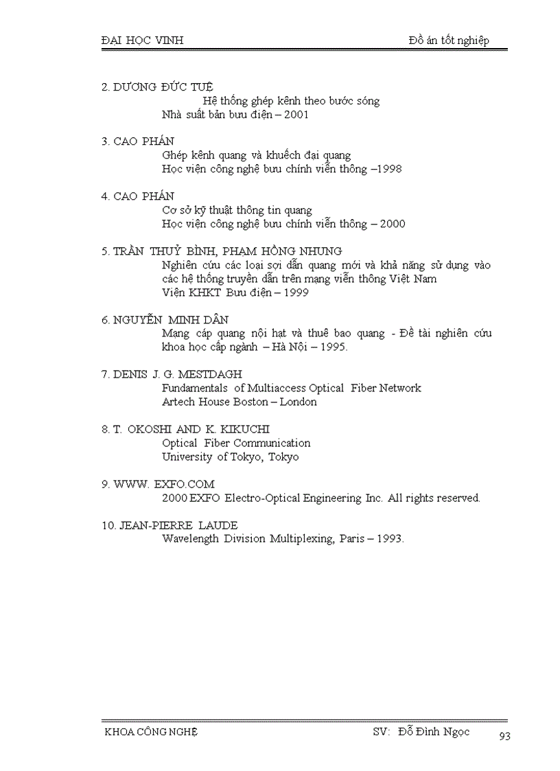 image for page Công nghệ WDM và ứng dụng