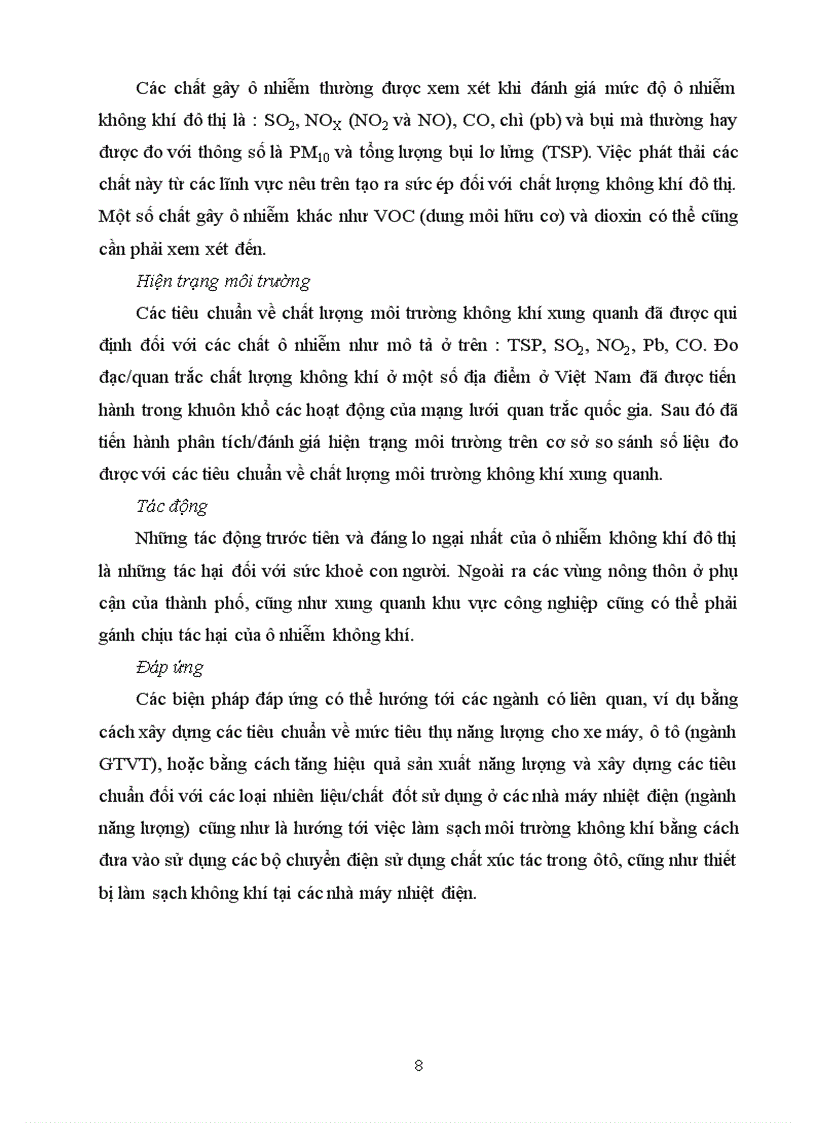 image for page Xây dựng chỉ thị môi trường theo mô hình DPSIR