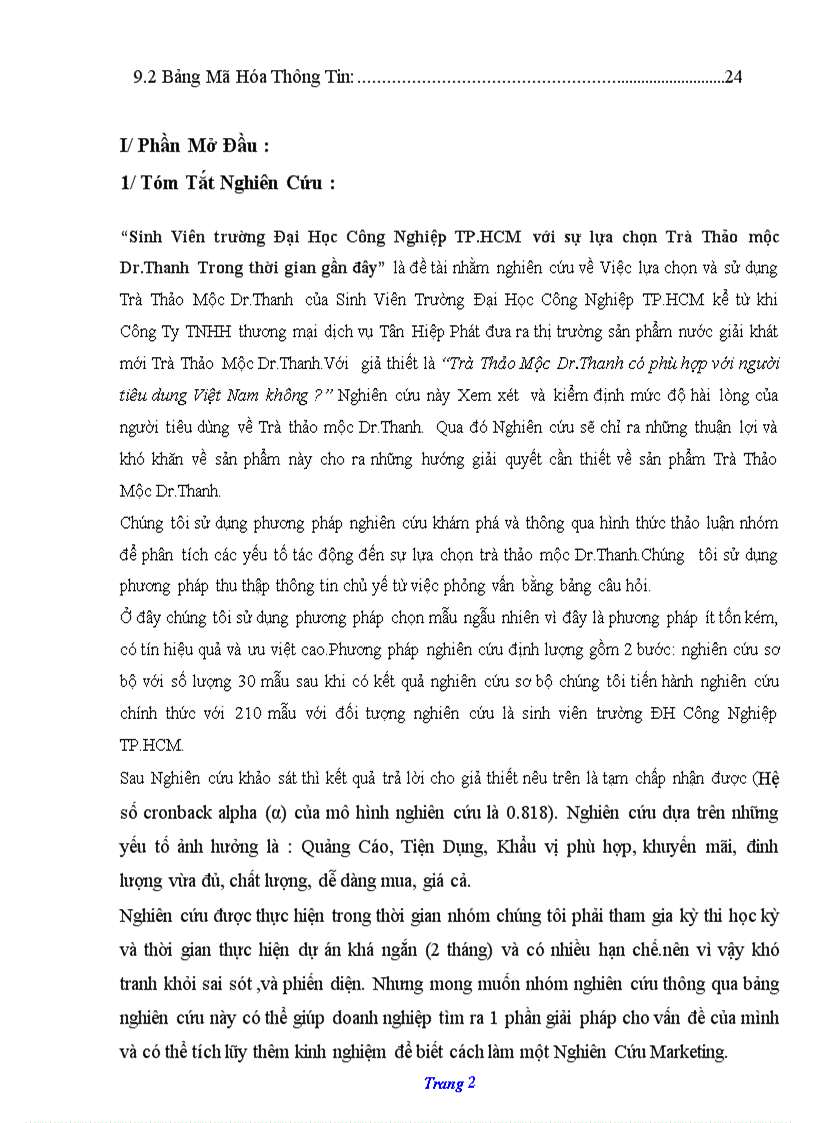image for page Sinh Viên trường Đại Học Công Nghiệp TP HCM với sự lựa chọn Trà Thảo mộc Dr Thanh Trong thời gian gần đây