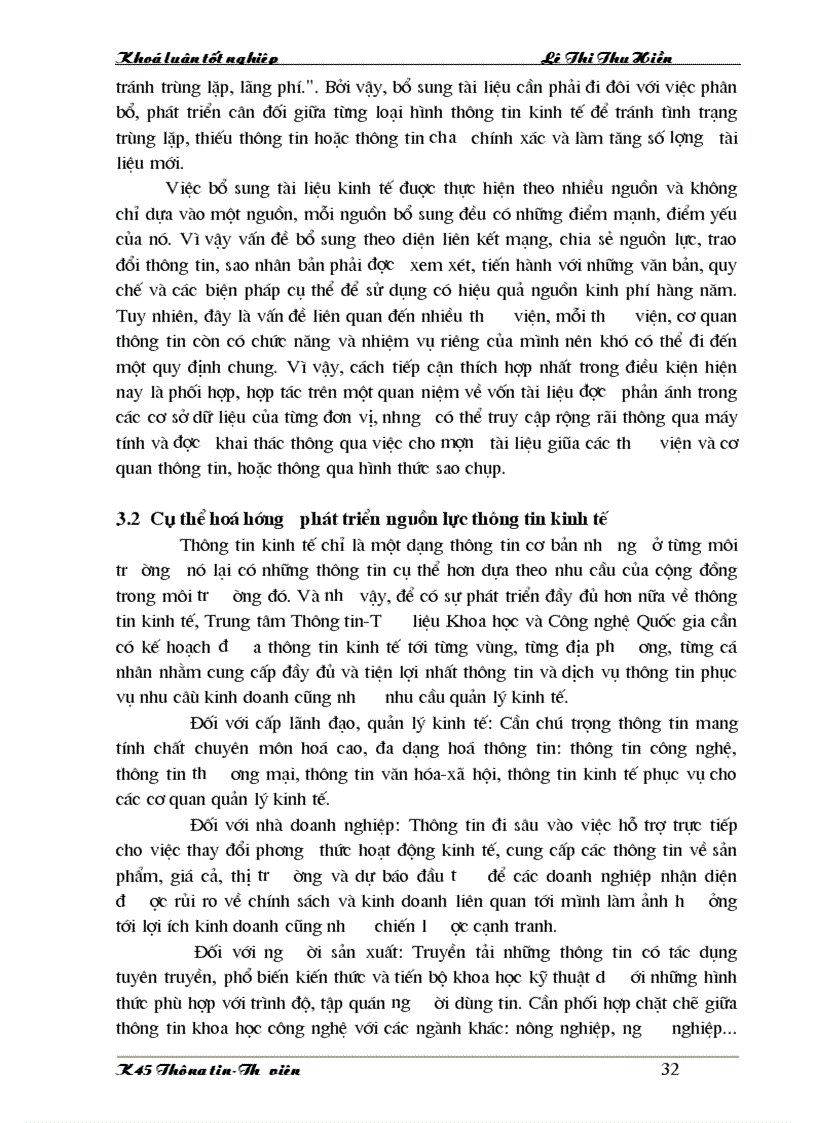 image for page Nguồn tin kinh tế tại trung tâm thông tin tư liệu khoa học và công nghệ quốc gia có ý nghĩa to lớn cả về mặt lí luận và thực tiễn