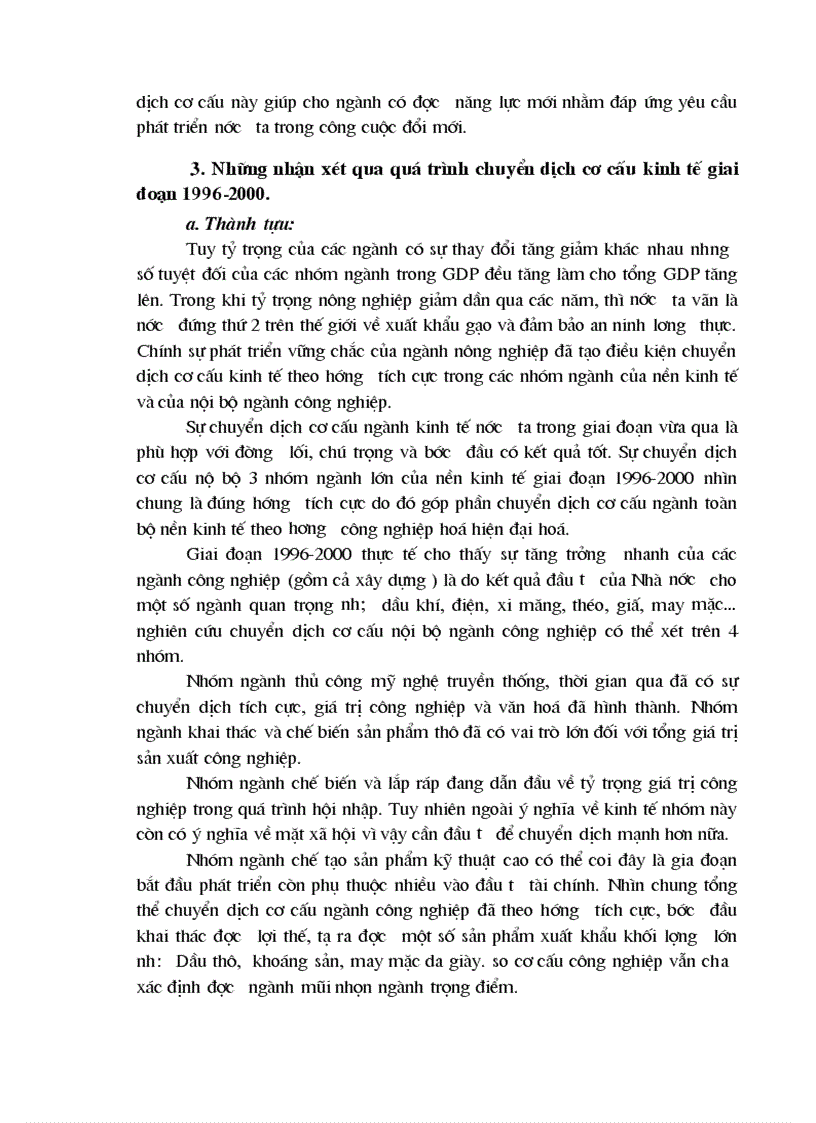 image for page Kế hoạch chuyển dịch cơ cấu ngành kinh tế giai đoạn 2001 2005 phương hướng và giải pháp thực hiện