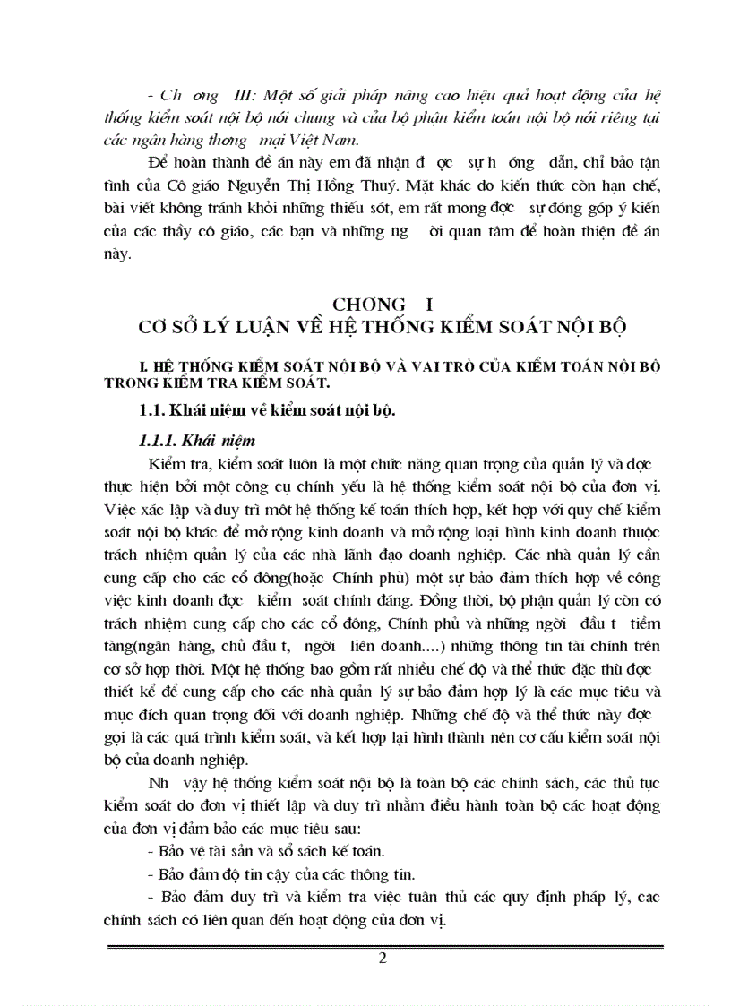 image for page Xây dựng hệ thống kiểm soát nội bộ tại các ngân hàng thương mại ở Việt Nam