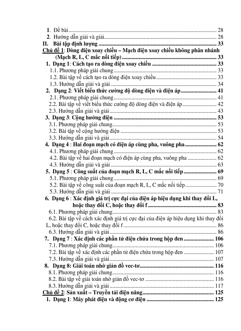 image for page Lựa chọn hệ thống bài tập hướng dẫn giải và giải bài tập vật lý Chương Dòng điện xoay chiều Lớp 12 Chương trình nâng cao