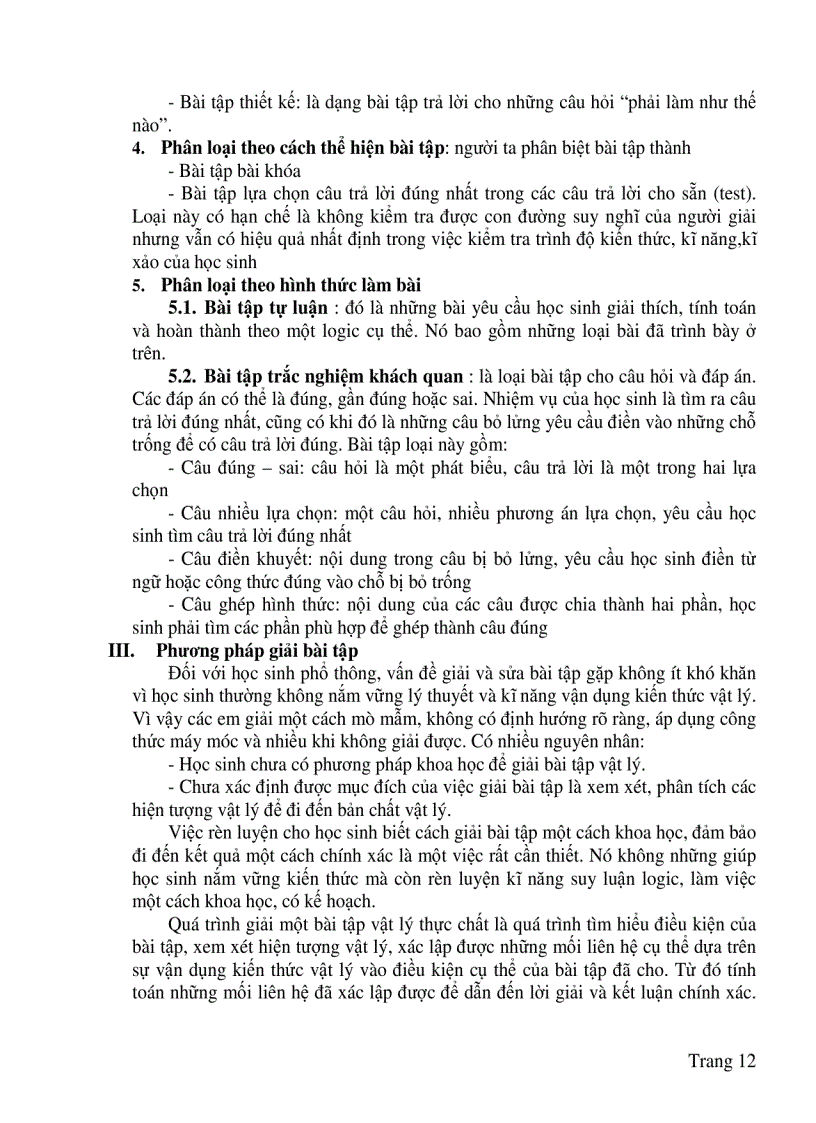 image for page Lựa chọn hệ thống bài tập hướng dẫn giải và giải bài tập vật lý Chương Dòng điện xoay chiều Lớp 12 Chương trình nâng cao